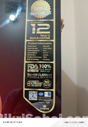 A Walton smart used new condition fridge*347Ltr.